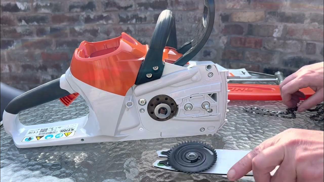 Stihl MSA160 C Chainsaw unboxing, review and decibel test YouTube
