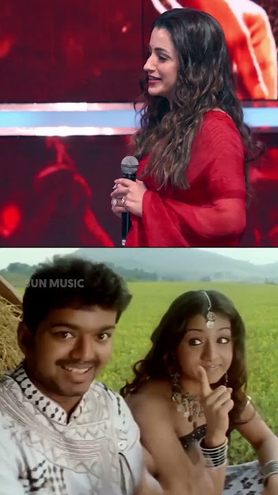 Cuteeeeeee ❤️❤️❤️ | #sunmusic #leo #shorts #trisha #thalapathyvijay