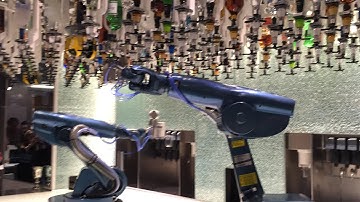 Bionic Bar! Robotic Bartenders Mix Drinks on Quantum of the Seas - Royal Caribbean