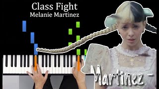 Class Fight - Melanie Martinez   PIANO TUTORIAL MIDI