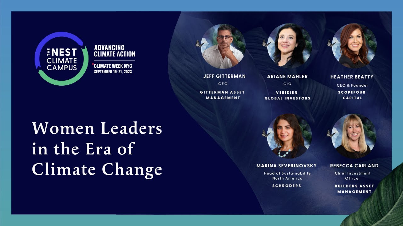 Women Leaders in the Era of Climate Change - YouTube