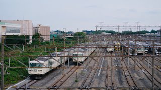 【新旧華やか車両基地】185系 651系 251系 253系 E257系 E261系 東大宮操車場 2020.6