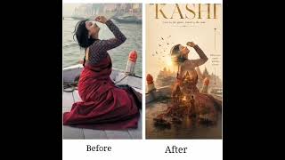 After vs Before #trending #banaras #imageediting