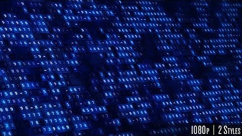 Digital Computer Numbers of Data Screen | Motion Graphics - Videohive template