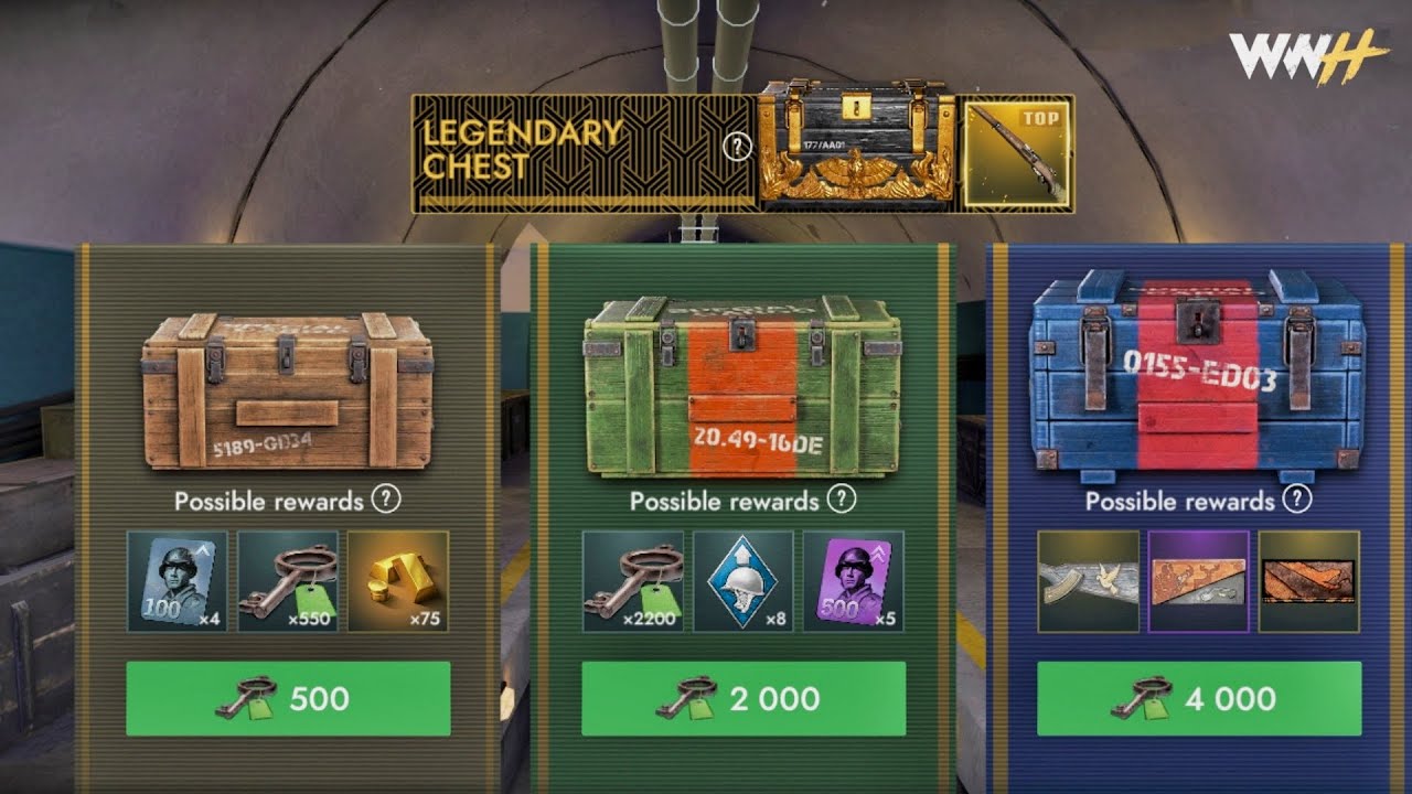 Chest Opening | 71k Keys | World War Heroes