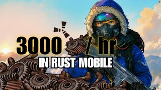 How to get 3000 Scraps per hour in Rust Mobile!