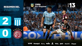 RACING 2 - 0 LANÚS I Resumen del partido I #CopaSurFinanzas 2024