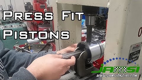 Installing Press Fit Pistons - 340 Buick V8 - Two Methods@JAMSIONLINE