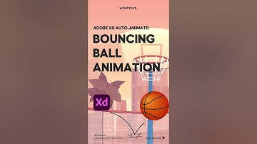 Adobe XD Auto-Aninate: Bouncing Ball Animation.  #shorts #adobexd #adobetutorial