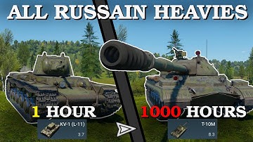 Every Russian Heavy Tank || 5 Kills In Each Tank