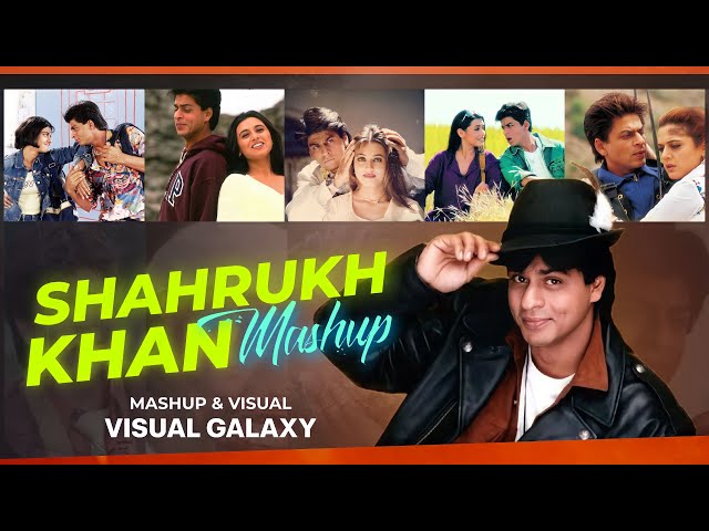 Shah Rukh Khan Mashup | Visual Galaxy | SRK Mashup | Bollywood Lofi | 90s SRK Mashup class=