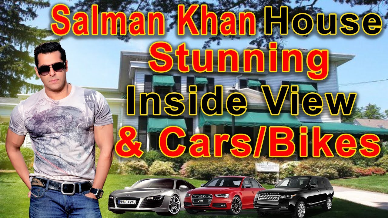 Salman Khan House Inside View And Cars Bike Collection