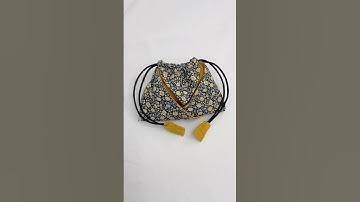 간단하게 보자기 스트링 파우치 만들기 🌼 Handmade String Pouch #handmade #sewing #재봉틀 #재봉틀배우기 #핸드메이드 #스트링파우치 #파우치만들기