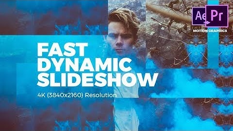 Premiere Pro Template: Fast Dynamic Slideshow