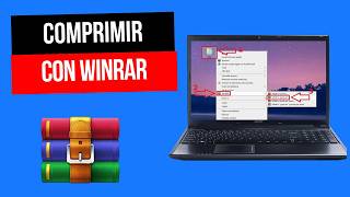 Como COMPRIMIR un ARCHIVO con WinRAR (RÁPIDO y FÁCIL)