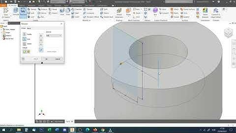 How To Make a Revolve | Autodesk Inventor