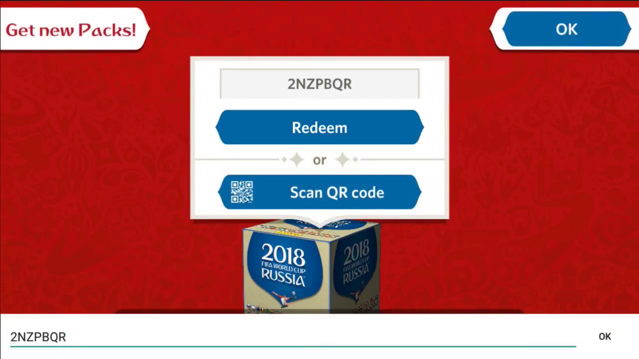 ⚽ FREE CODES 03/30!! Panini FIFA WORLD CUP 2018 STICKER ALBUM ⚽