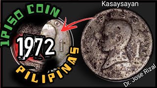 RESTORED 1972 ONE PESO COIN #DrJoseRizal #philippines #vintage #rarecoins