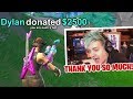 DONATING TO FORTNITE STREAMERS