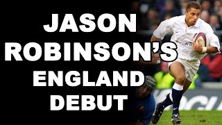 Jason Robinson's England Debut