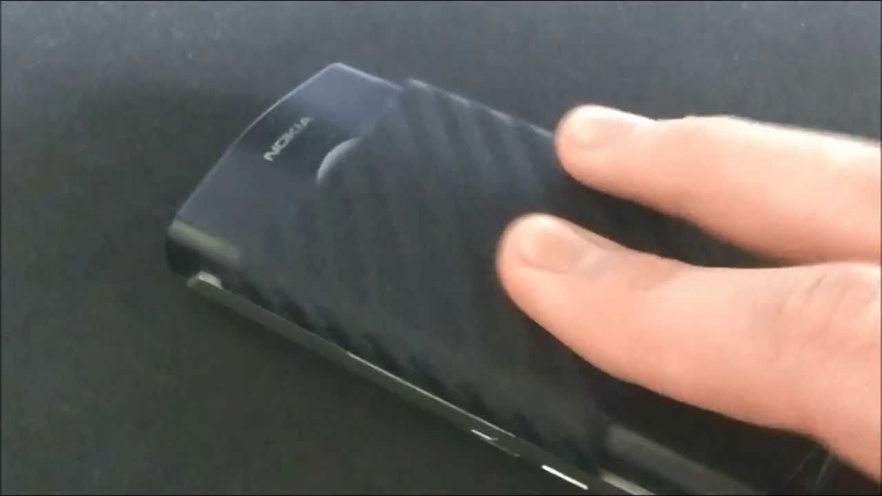 Mobile Phone Wrapping Carbon Nokia N70 Silver Handy Mit 3m Di Noc 3d Carbonfolie Foliert Youtube