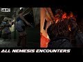 Resident Evil 3 - All Nemesis Encounters\Battles [4k]