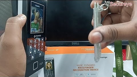 secureye s-aif600 face id card showing attendance issue resolved