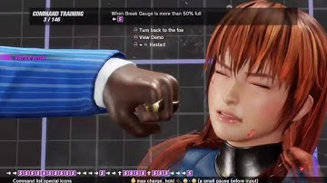 Dead or Alive 6 Zack Command Training Full Move List