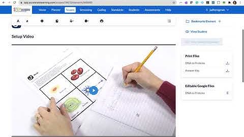 Assignments in STEMScopes for Teachers