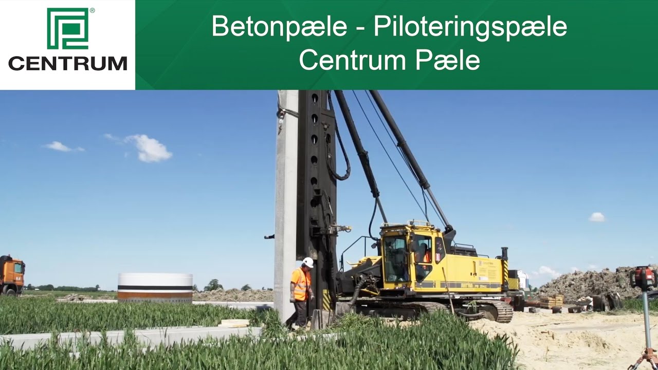 Betonpæle - Piloteringspæle produceret af Centrum Pæle - for den ...