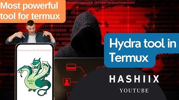 How to install Hydra in Termux || Hydra tool on Termux Android ||hashiix