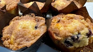 The best Blueberry muffins.