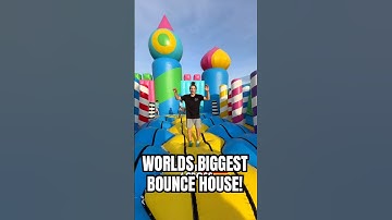 THE WORLDS BIGGEST BOUNCE HOUSE! 🤯