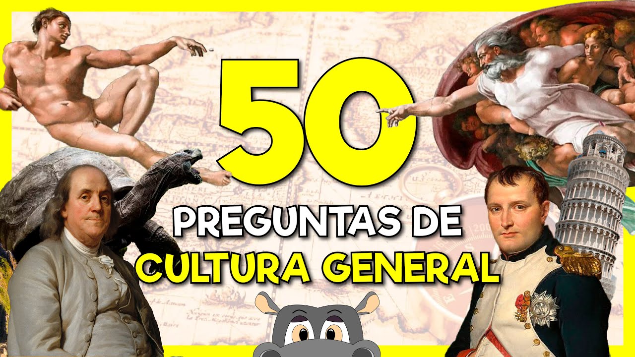 50 PREGUNTAS de CULTURA GENERAL 🤓😛 (Prueba con opciones) - YouTube
