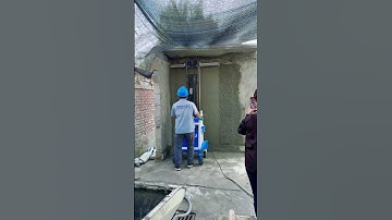 #plastering #rendering #machine #plasteringwork #automatic #wall