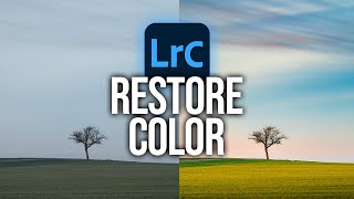 Get Back COLORS from your RAW PHOTOS with LIGHTROOM CLASSIC