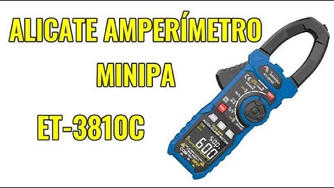 MINIPA AMPEREMETER CLAMP ET-3810C
