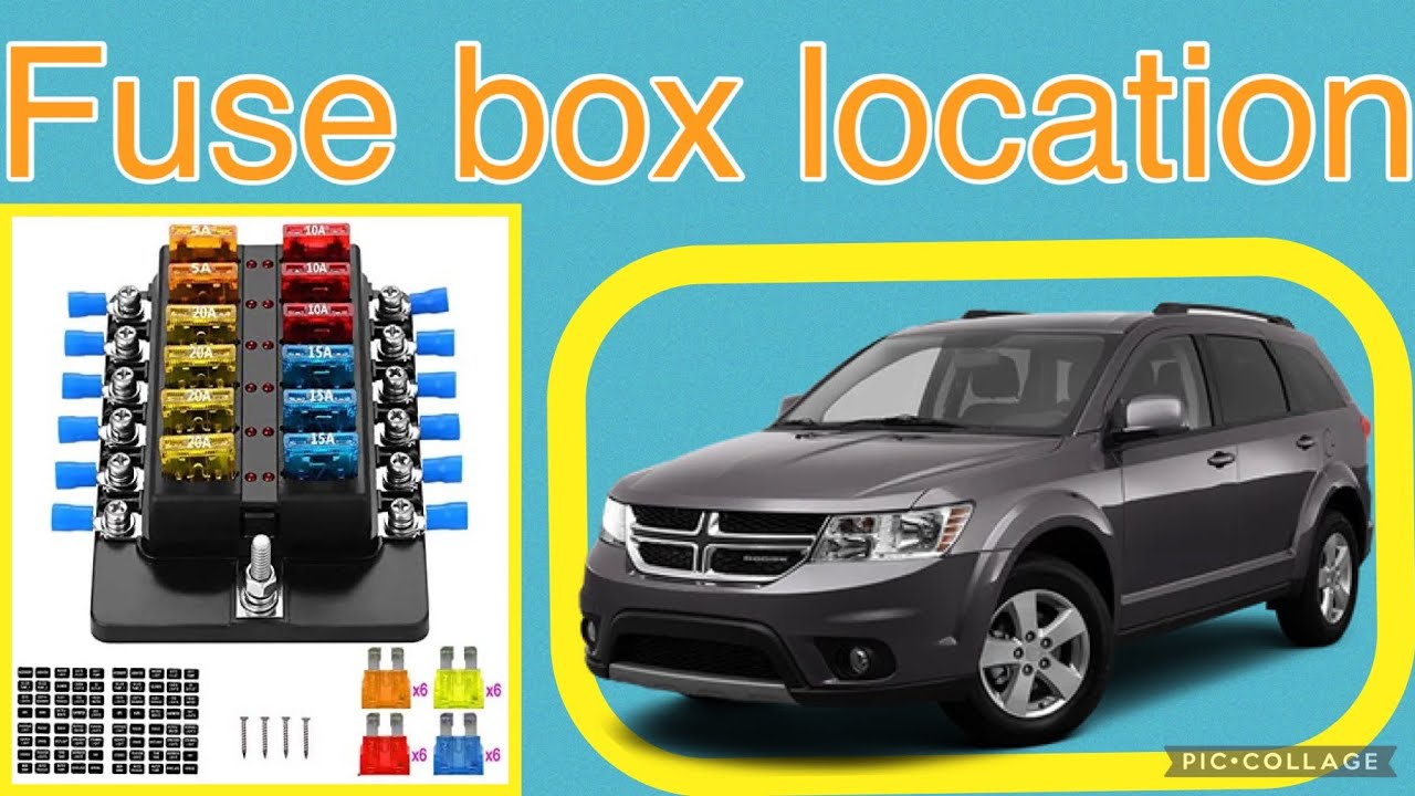 dodge journey 2012 fuse box location