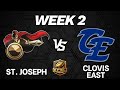 EPSL Football: HS Series: St. Joseph Spartans vs Clovis East Timberwolves - Week 2