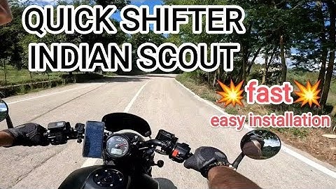Healtech #QuickShifter installation and test | Indian Scout Bobber