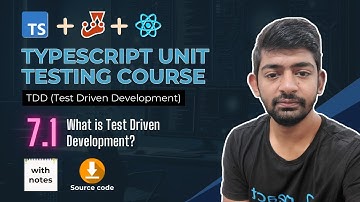 Module 7.1 - Test Driven Development (TDD) - Typescript Unit Testing Course