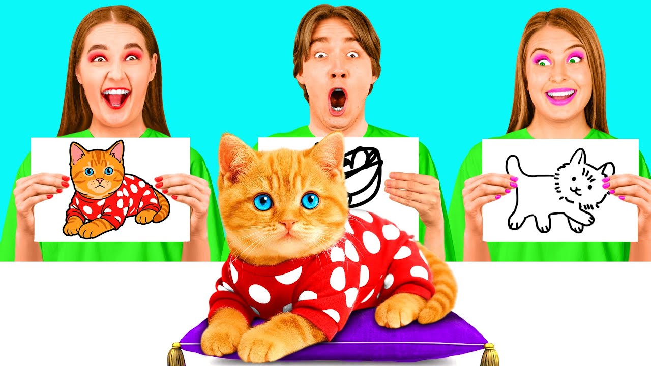 絵がうまいのはどっち? | クールなアートトリック DoDo Challenge