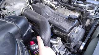 Wynns Diesel EGR Exteme Cleaner on Toyota LC100 with 1HD-FTE