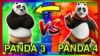 KUNGFU PANDA 3 VS KUNGFU PANDA 4