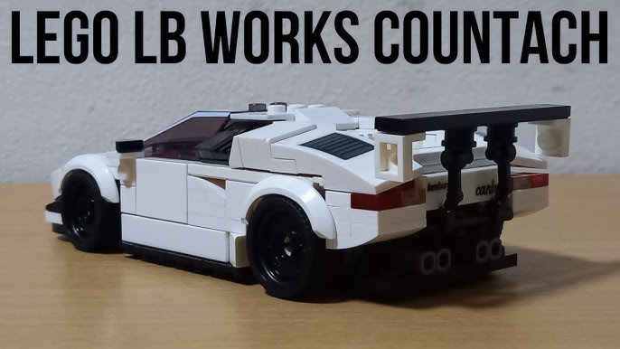 Lego lambo countach Build  Lego jdm cars #jdm #lego #legobuild #legocar  #legomoc #legobuilder #car 