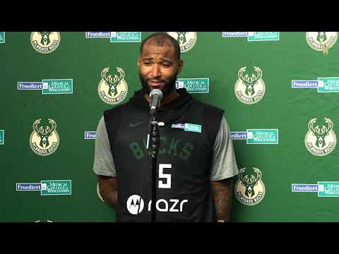 DeMarcus Cousins First Milwaukee Bucks Press Conference | 11.30.21