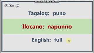 Tagalog-Ilocano with English words | Lesson #2 screenshot 3