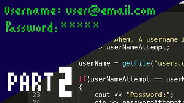 How to Make a C++ Login Program Part 2
