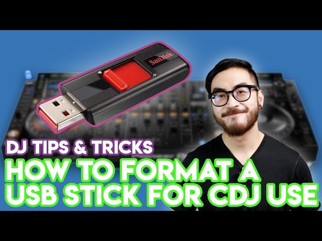 How To Format a USB Drive For CDJ Use - DJ Tips & Tricks - Works On Windows  PCs and Macs (FAT32) - YouTube