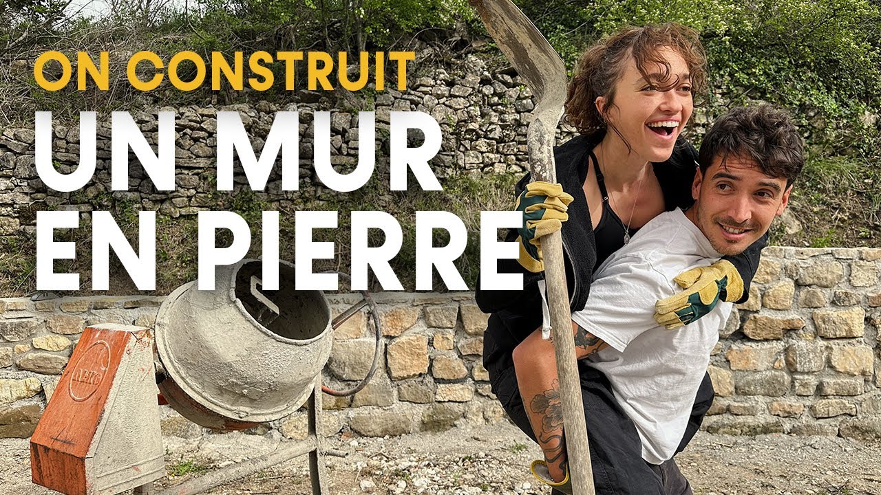 ON CONSTRUIT NOTRE PREMIER MUR EN PIERRE